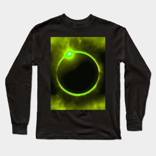 Yellow Solar Eclipse Long Sleeve T-Shirt